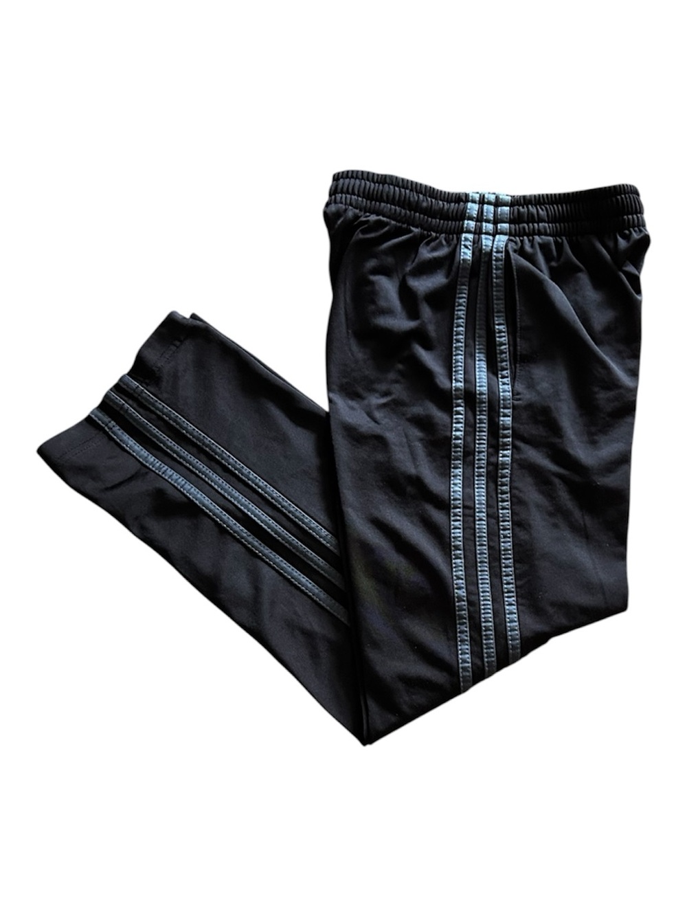 adidas Black Pants with Side Stripe